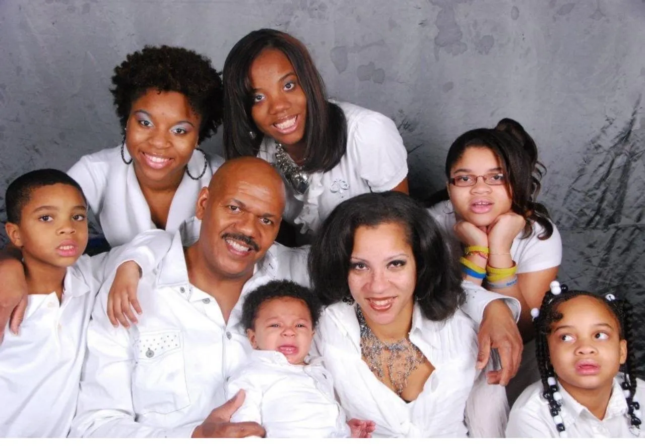Ronald Adams and family