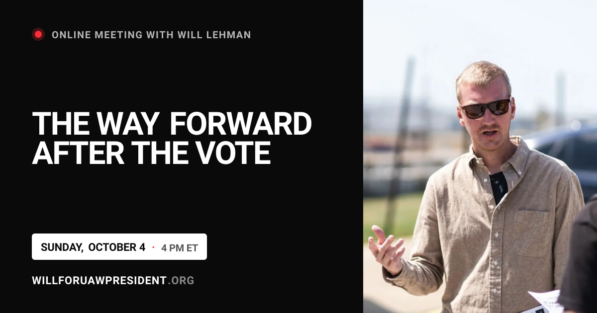 The way forward after the vote: A rank-and-file strategy to fight job ...